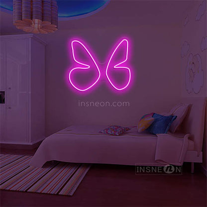 'Butterflies' Neon Sign