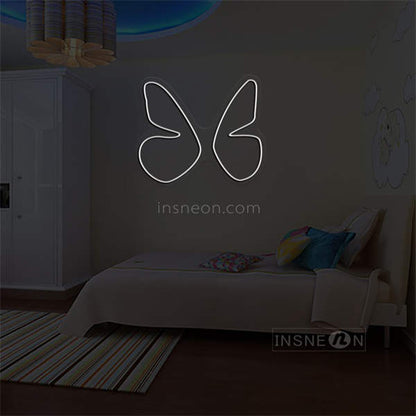 'Butterflies' Neon Sign