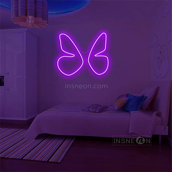 'Butterflies' Neon Sign