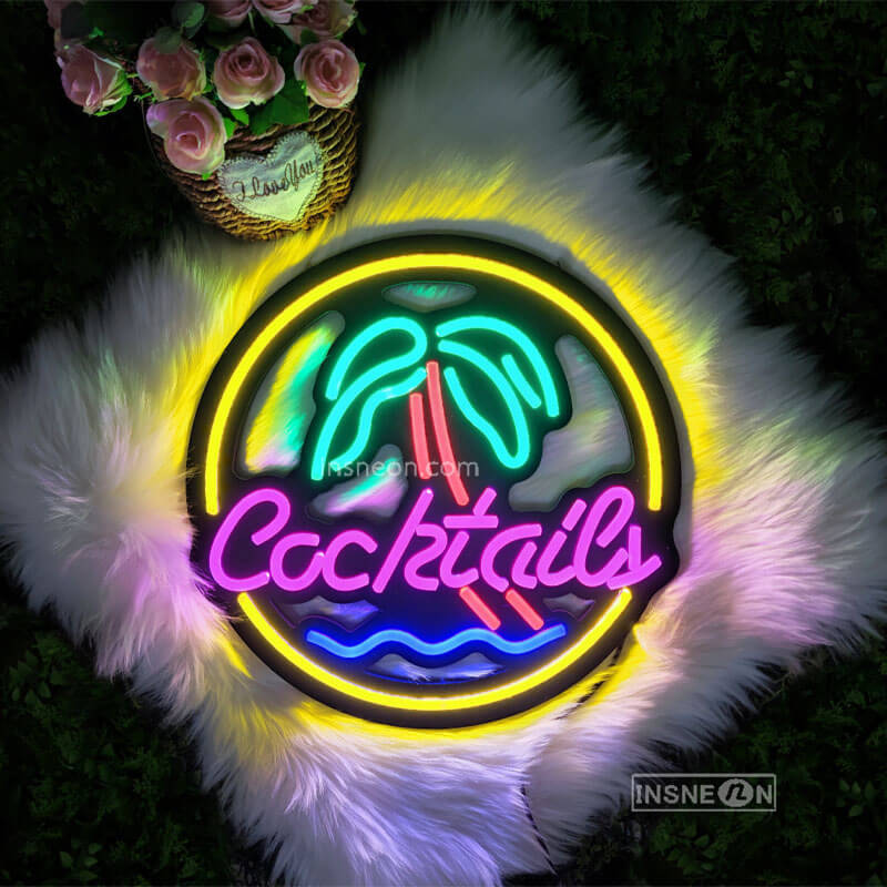 Coconut Tree Led Custom Neon Sign