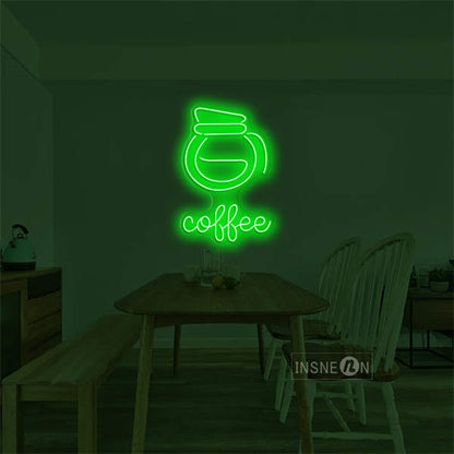 'Coffee Jug' Neon Sign