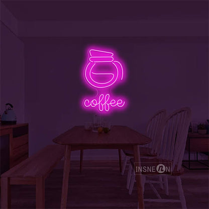 'Coffee Jug' Neon Sign