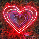 Custom Proposal Heart Beat LED Neon Sign (60cm) Programmable