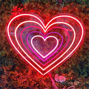 Custom Proposal Heart Beat LED Neon Sign (60cm) Programmable