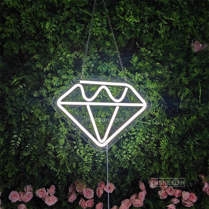 'Diamonds' Led Custom Neon Sign