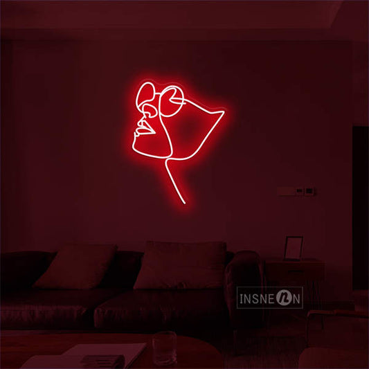 'Four Eyes' Neon Sign