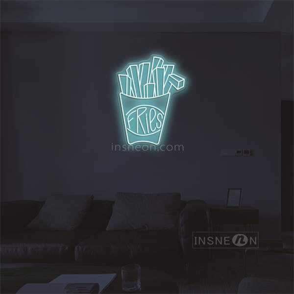 'Fries' LED Neon Sign