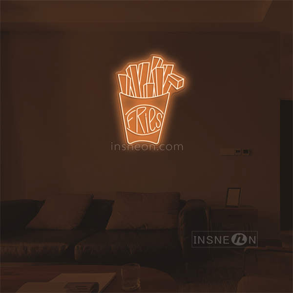 'Fries' LED Neon Sign