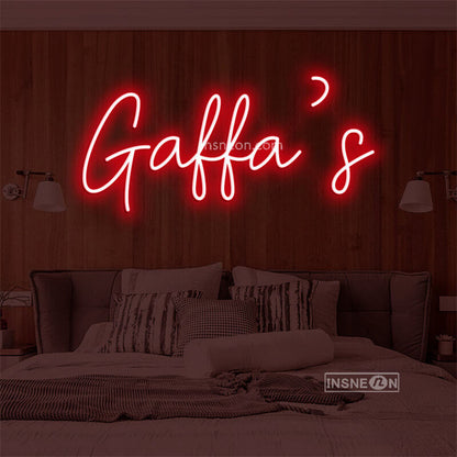 Gaffa's Led Custom Neon Sign