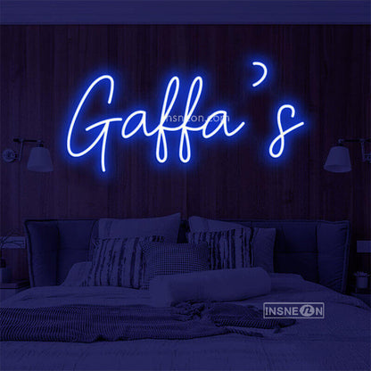 Gaffa's Led Custom Neon Sign
