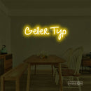 Geller Typ Led Custom Neon Sign