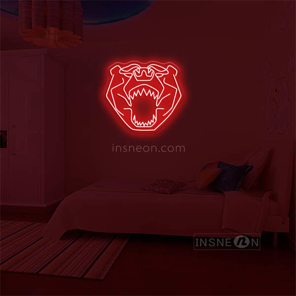 Geometric tigger' LED Neon Sign