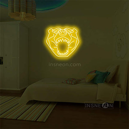 Geometric tigger' LED Neon Sign