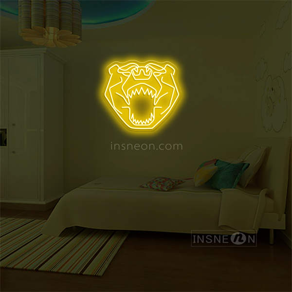 Geometric tigger' LED Neon Sign