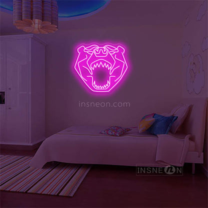 Geometric tigger' LED Neon Sign