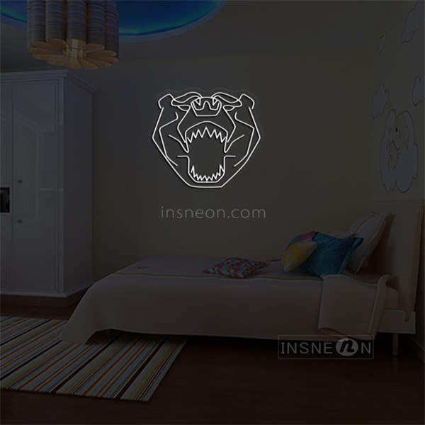 Geometric tigger' LED Neon Sign