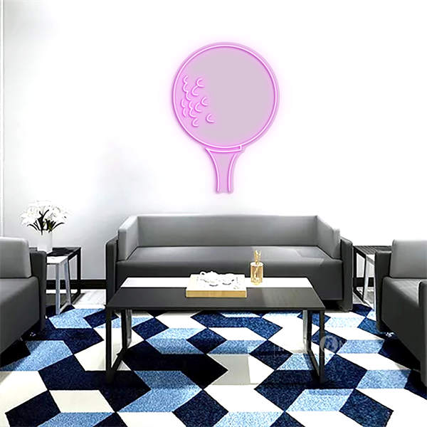'Golf Ball' LED Neon Sign
