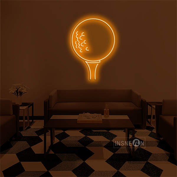 'Golf Ball' LED Neon Sign
