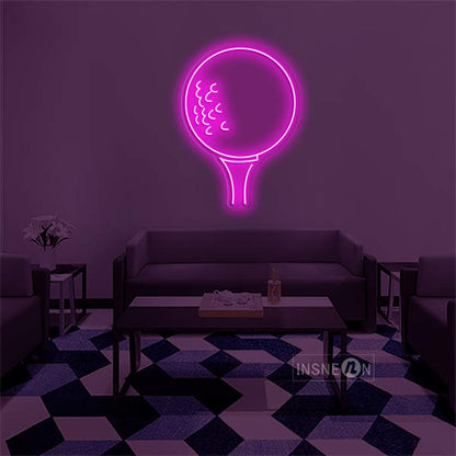 'Golf Ball' LED Neon Sign
