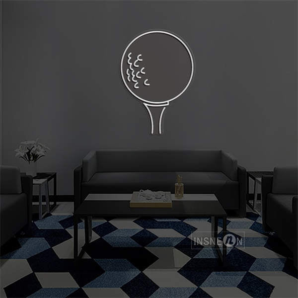 'Golf Ball' LED Neon Sign
