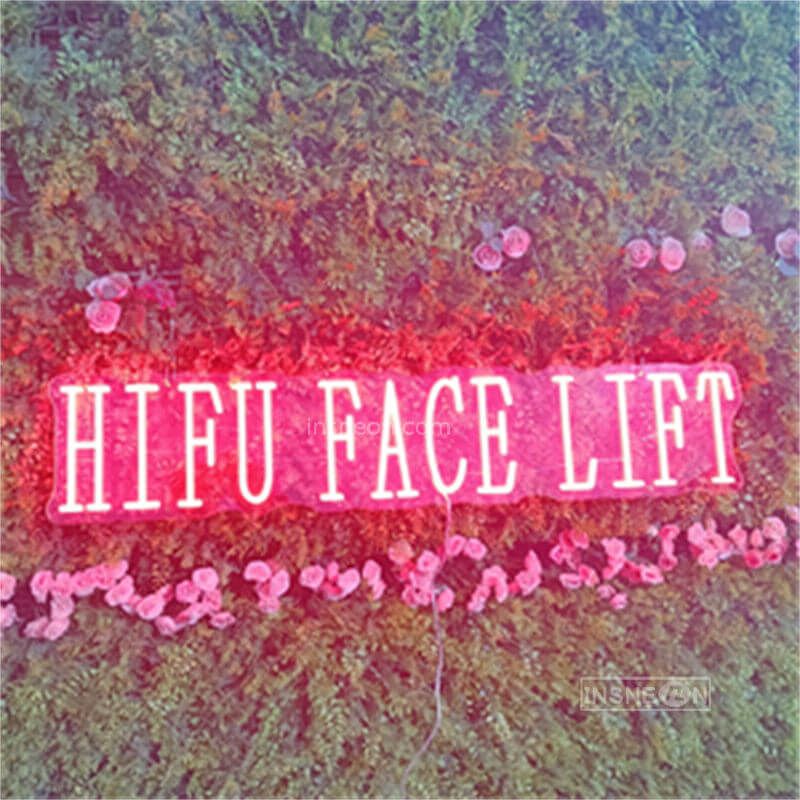 Led Fu Hand Sign HIFU FACE LIET Led Custom Neon Sign