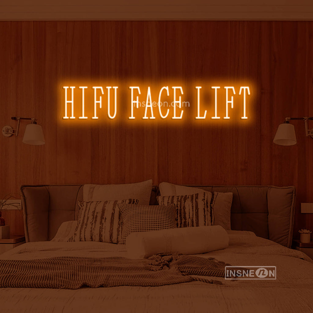 Led Fu Hand Sign HIFU FACE LIET Led Custom Neon Sign