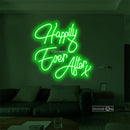 Happily Ever Afterx Led Custom Neon Sign