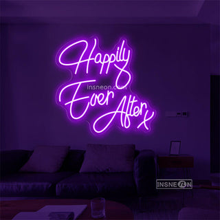Happily Ever Afterx Led Custom Neon Sign