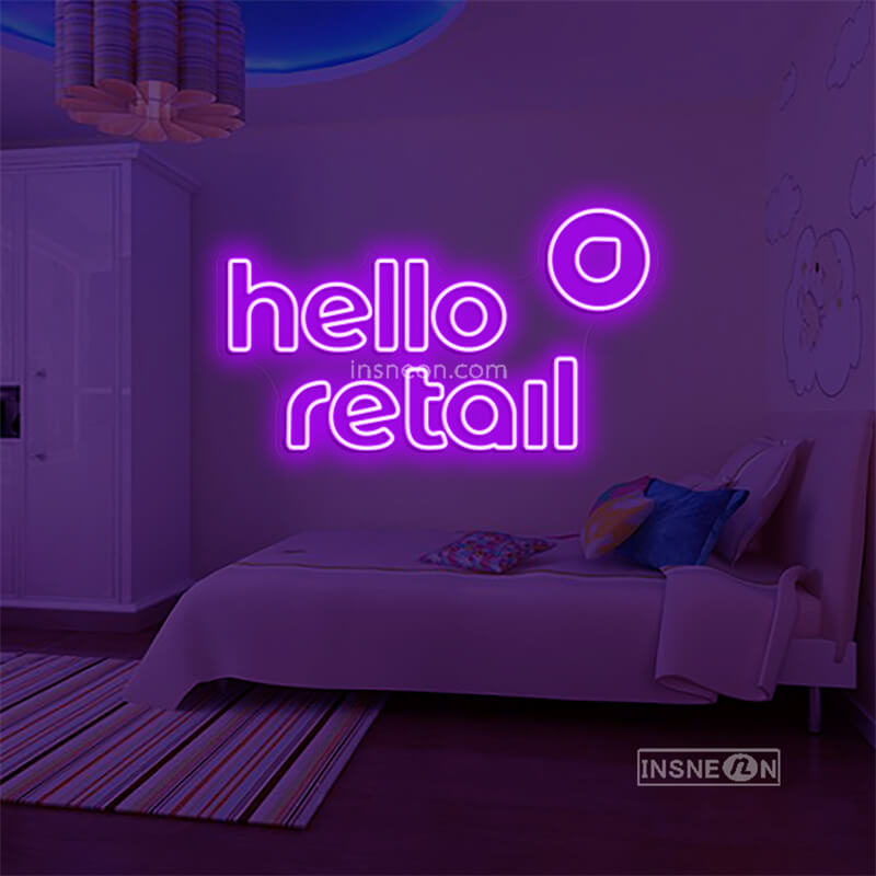 Hello retall Led Custom Neon Sign