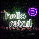 Hello retall Led Custom Neon Sign
