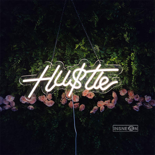 Hu$tle Led Custom Neon Sign