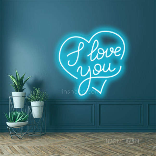InsNeon Factory I Love You In My Heart Neon Wedding Signs
