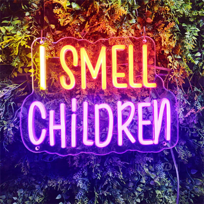 I Smell Children Halloween Decor Neon Signs (5)