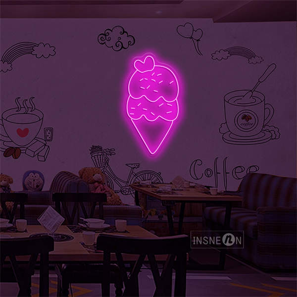 'Ice cream' LED Neon Sign