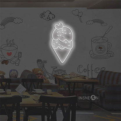 'Ice cream' LED Neon Sign