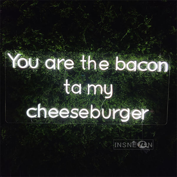 Inesneon factory Cheesburger custom neon sign