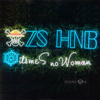Inesneon factory ZSHNB its me no woman custom neon sign