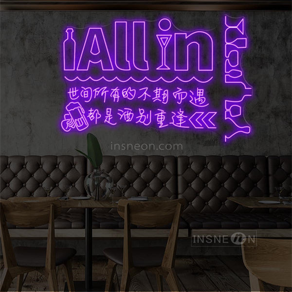 InsNeon Factory All In Neon Bar Sign