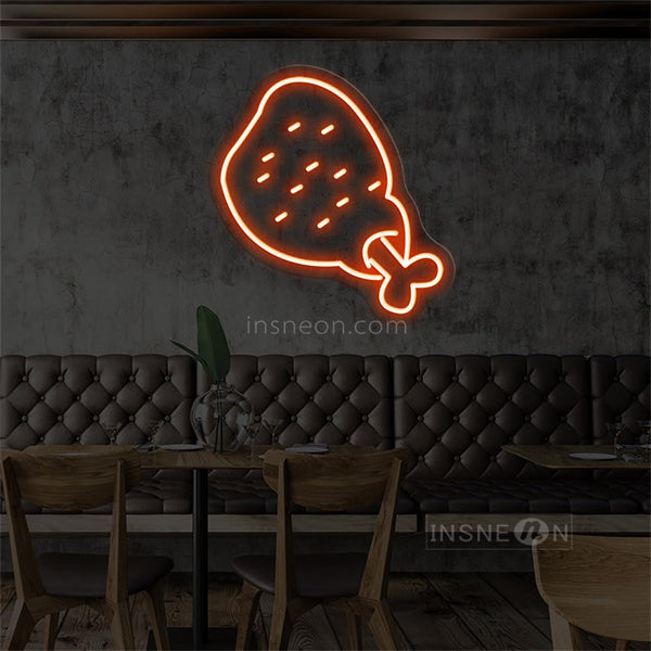 InsNeon Factory Chicken Leg Neon Bar Sign