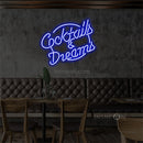 InsNeon Factory Cocktails&Dreams Neon Bar Sign