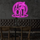 InsNeon Factory Cold Beer Neon Bar Sign