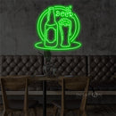 InsNeon Factory Cold Beer Neon Bar Sign