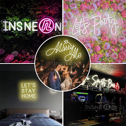 InsNeon Factory Neon Sign Rental Than Buy