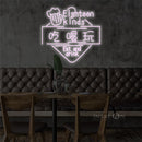 InsNeon Factory Eat Drink Dance Neon Bar Sign