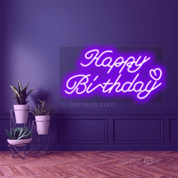 InsNeon Factory Happy Birthday Modern Neon Sign