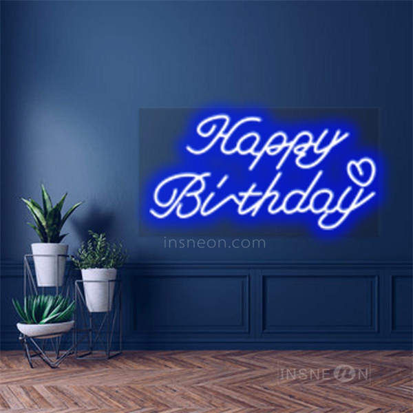 InsNeon Factory Happy Birthday Modern Neon Sign