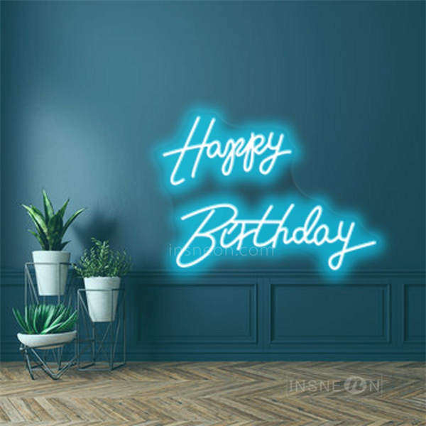 InsNeon Factory Happy Birthday Neon Sign