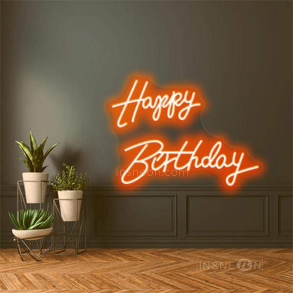 InsNeon Factory Happy Birthday Neon Sign