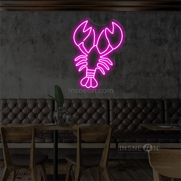 InsNeon Factory Lobster Neon Bar Sign