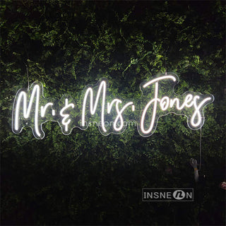 InsNeon Factory Mr Mrs Jonus Wedding Custom Neon sign (5)